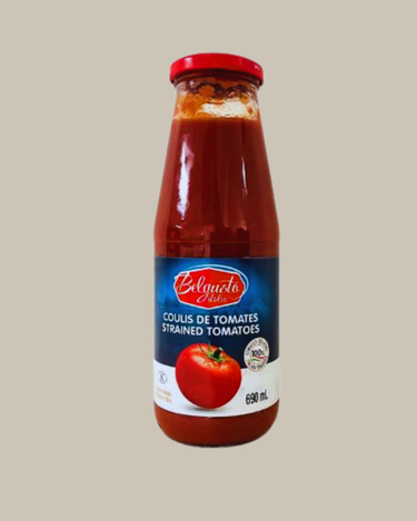Belgusto Passata Strained Tomatoes - 12 x 690 ML